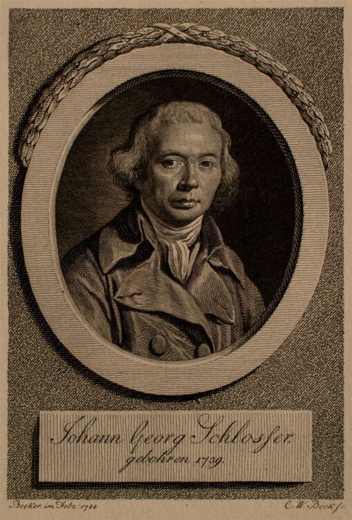 Christoph Wilhelm Bock - Porträt Johann Georg...