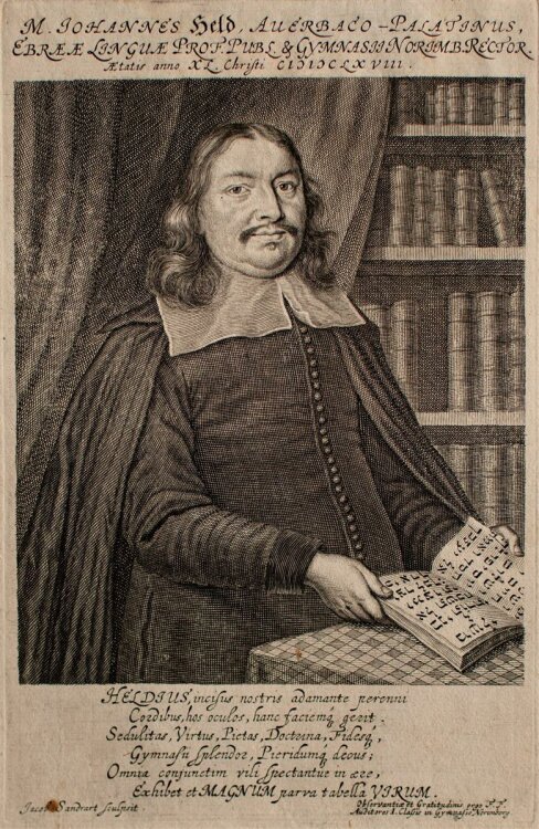Jacob von Sandrart - Porträt Johannes Held -...