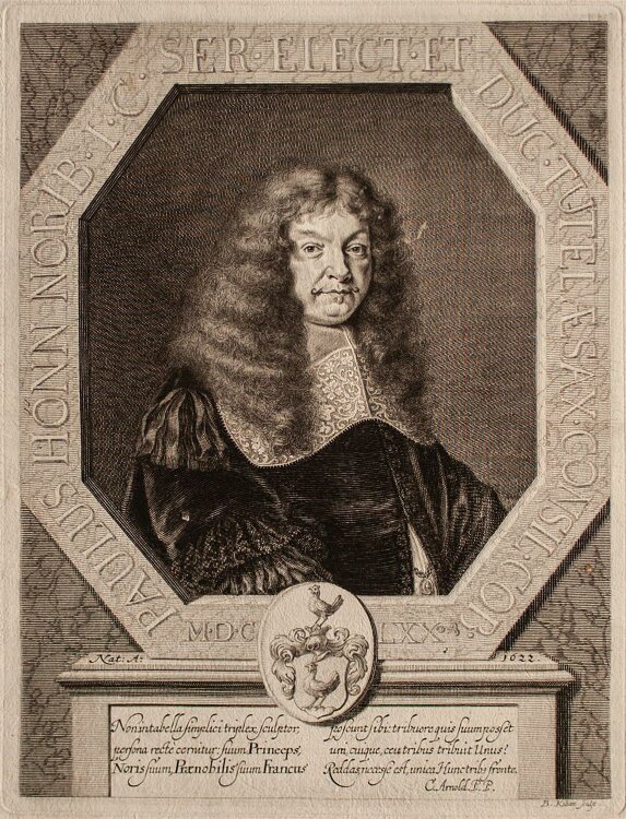 Bartholomäus Kilian - Porträt Georg Paul...