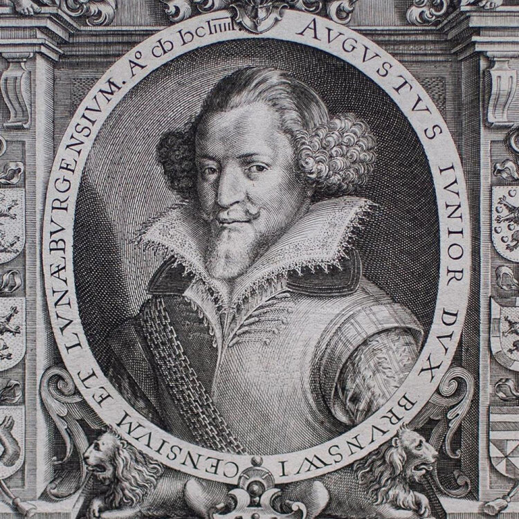 Jacob van der Heyden - Porträt Augustus II. zu...