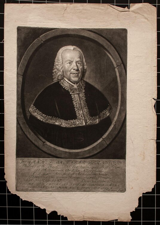Georg Paul Nussbiegel - Porträt Johannes Balthasar...