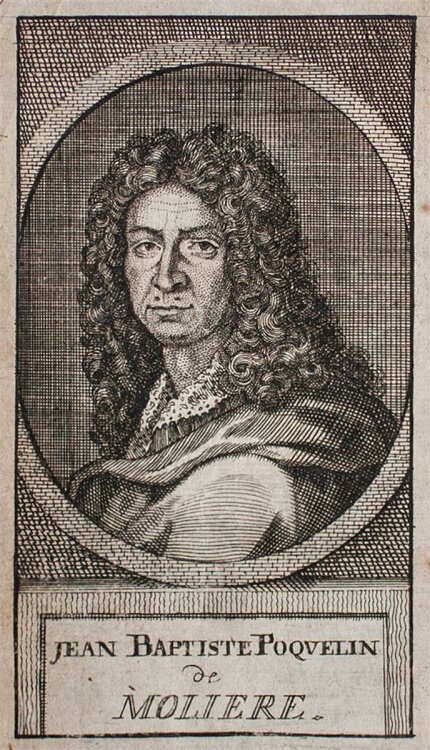 Unbekannter Künstler - Porträt Molière -...