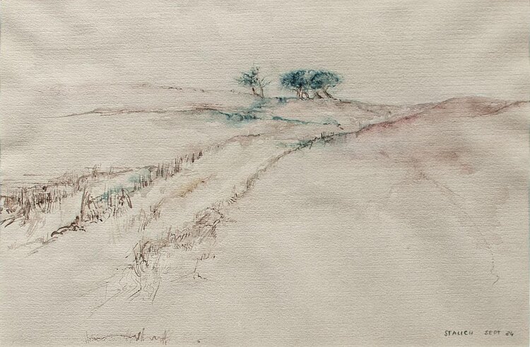 unbekannter Künstler (signiert Stauch) - Landschaft - Aquarell - 1984