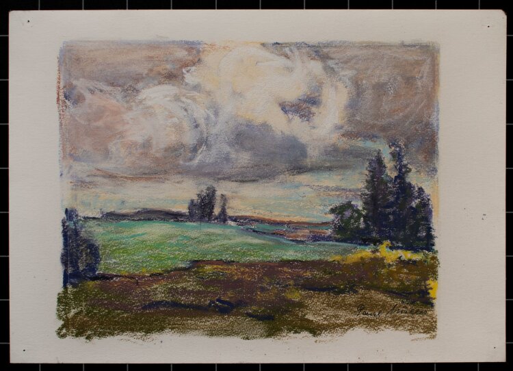 Paul Lothar Müller (?) - Landschaft - Pastell - o.J.