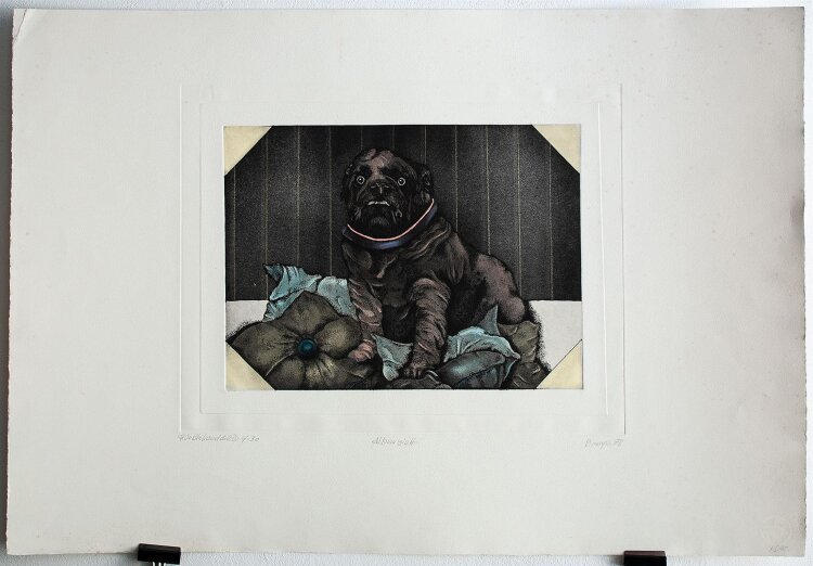 Carl Bianga - Albumblatt - Farbradierung - 1978 - 4/30