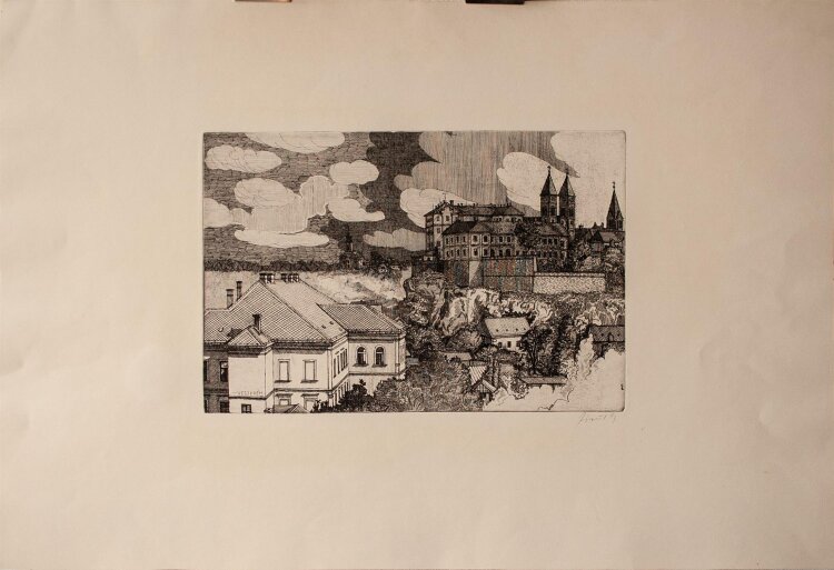unbekannt - Kathedrale St. Michael (Veszprém) - 1919 - Radierung