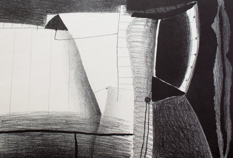 Hans Brosch - Abstrakte Stillleben - 1972 - Lithografie