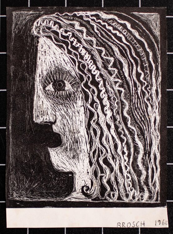 Hans Brosch - Kopf - Offsetdruck - 1960