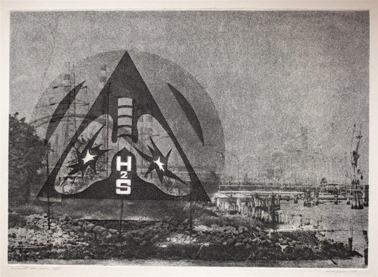 Romano Perusini - Orizzonte - Radierung - 1978