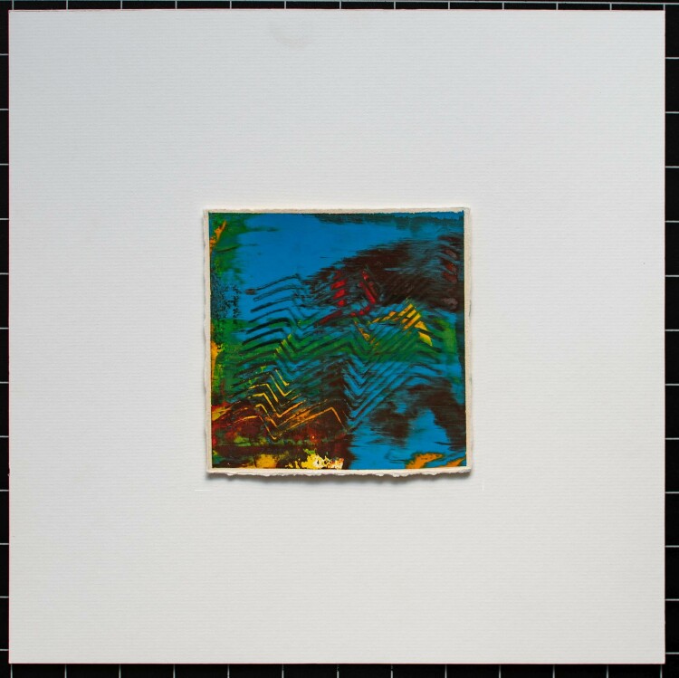 Rudolf Draheim - Abstrakte Komposition - Acryl auf Papier - 2000