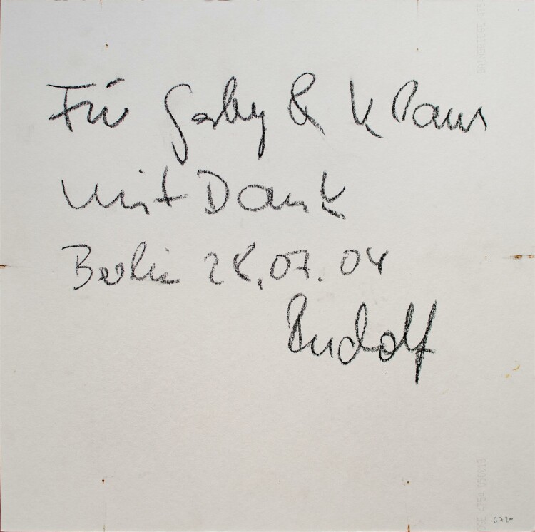 Rudolf Draheim - Abstrakte Komposition - Acryl auf Papier - 2000