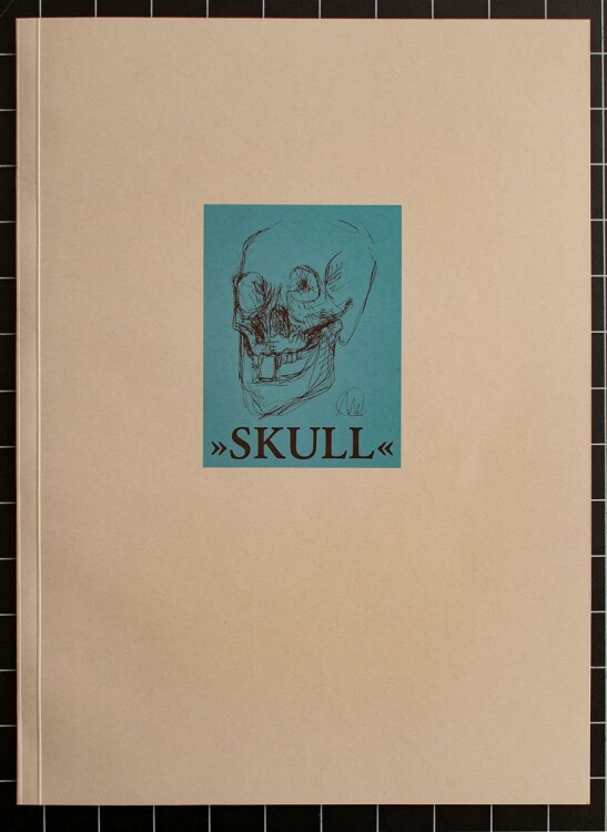 Markus Lüpertz - Skull - Buch (mit Zeichnung) - 1992 - unsigniert