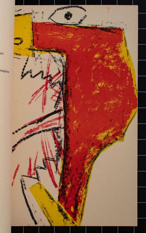 Markus Lüpertz - Ich stand vor der Mauer aus Glas - Buch - 1982