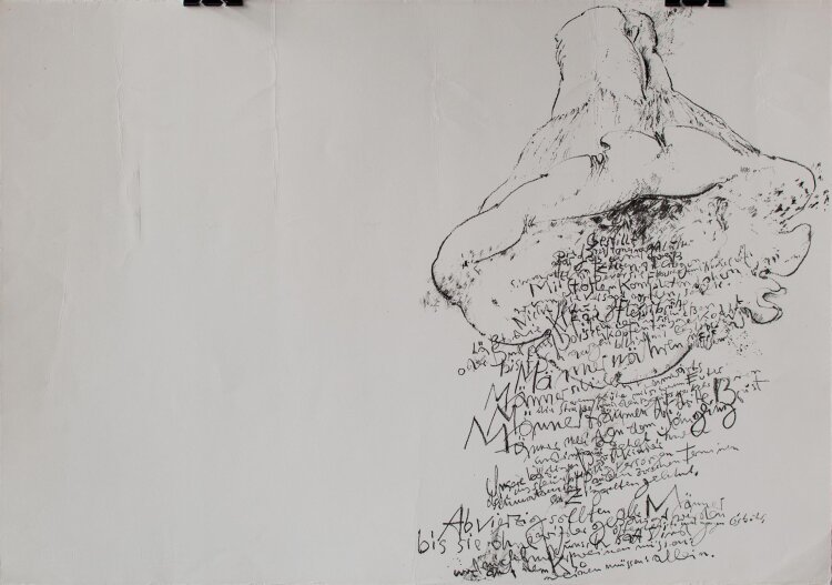 Unbekannter Künstler - Männer - Lithographie -...