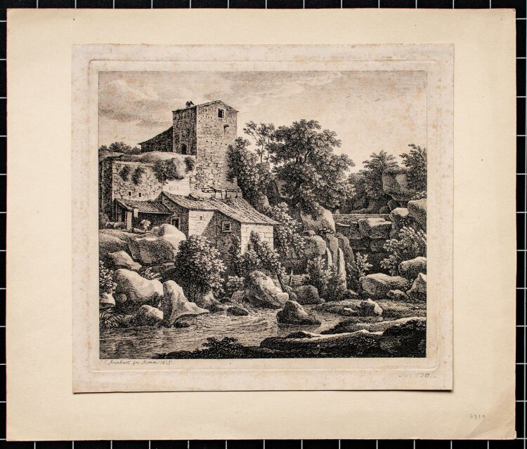 Johann Christian Reinhart - Landschaft mit Mühle...