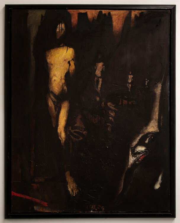 Heinrich Tessmer - Der Weg - Öl auf Leinwand - 1989