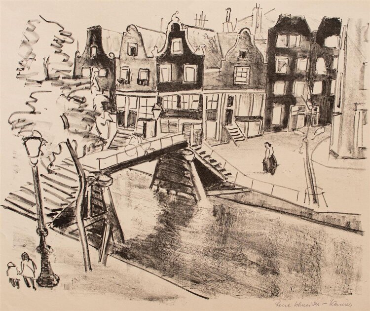 Lene Schneider-Kainer - Amsterdam - Lithografie - o.J.