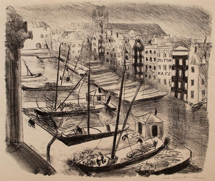Lene Schneider-Kainer - Amsterdam - Lithografie - o.J.