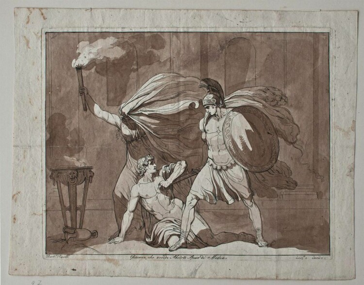 Bartolomeo Pinelli - Iason tötet Absirtus - o.J. - Radierung