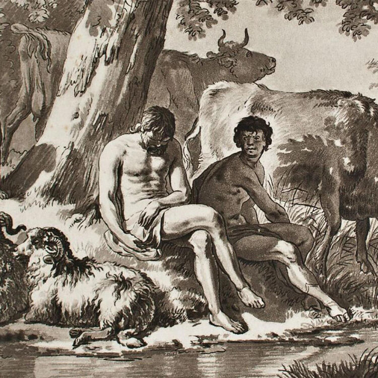 Cornelis Ploos van Amstel - Pastorale Szene - 1763 -...