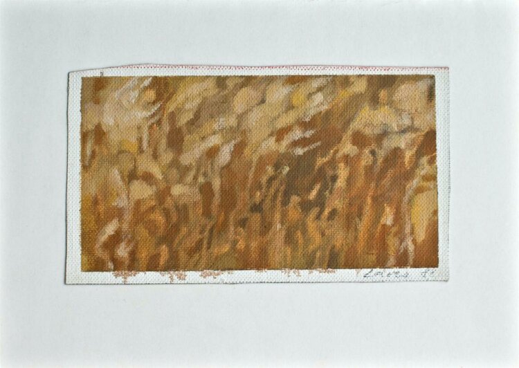 Roswitha Laves - Abstrakte Komposition - 1988 - Öl...