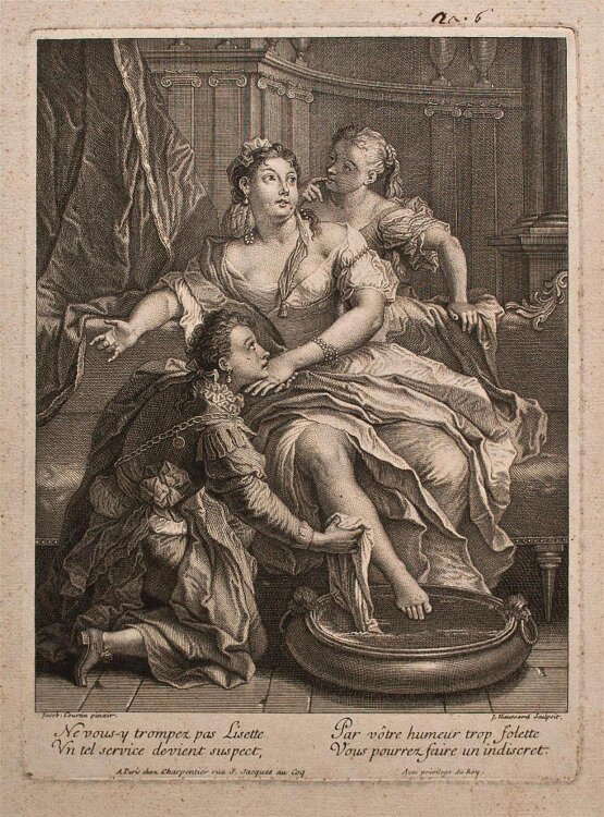 Jean-Baptiste Haussard - Lisette - o.J. - Kupferstich