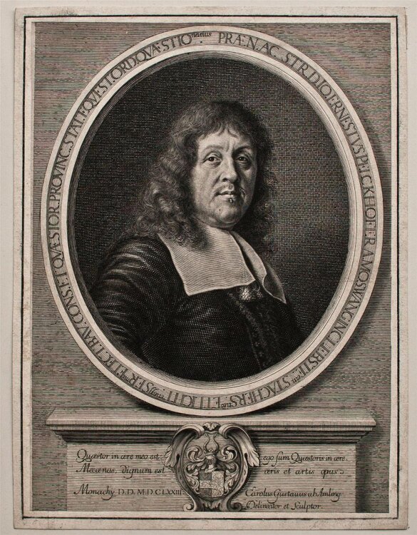 Carl Gustav von Amling - Porträt Ernst Pelckhofer -...