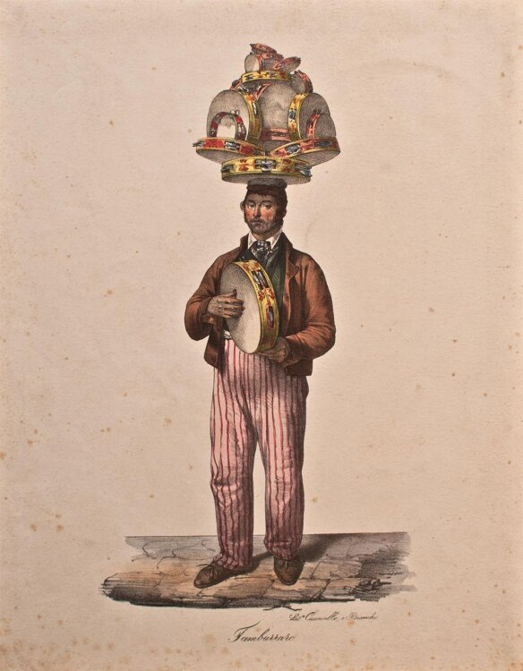 Edition Cuciniello & Bianchi - Tamburaro - um 1830 -...