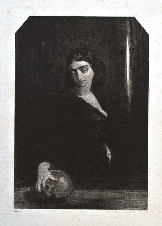 Paul Gavarni - Vanitas - 1847 - Lithografie
