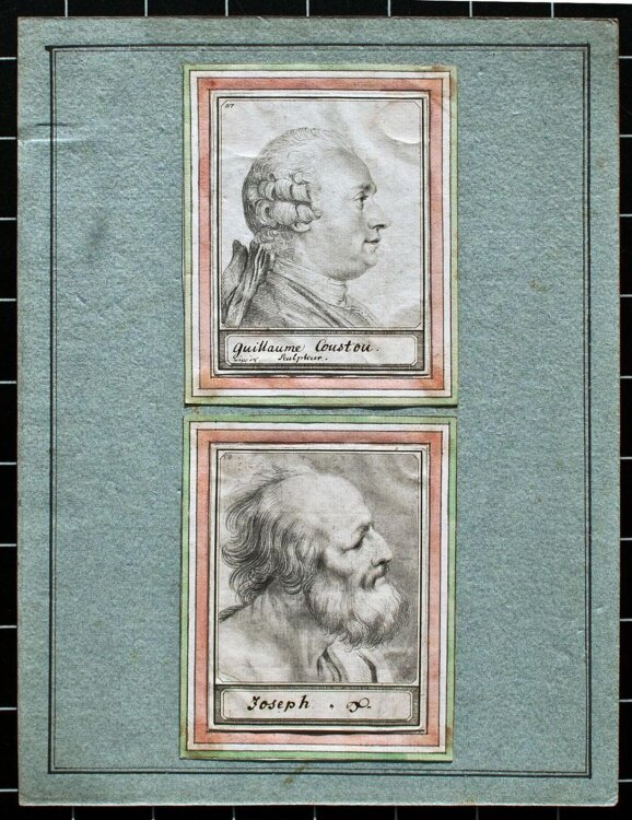 Johann Heinrich Lips - Guillaume Coustou und Sankt Joseph - o.J. - Bleistift