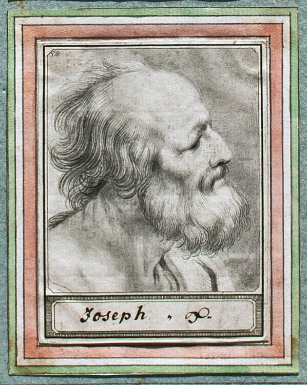 Johann Heinrich Lips - Guillaume Coustou und Sankt Joseph - o.J. - Bleistift
