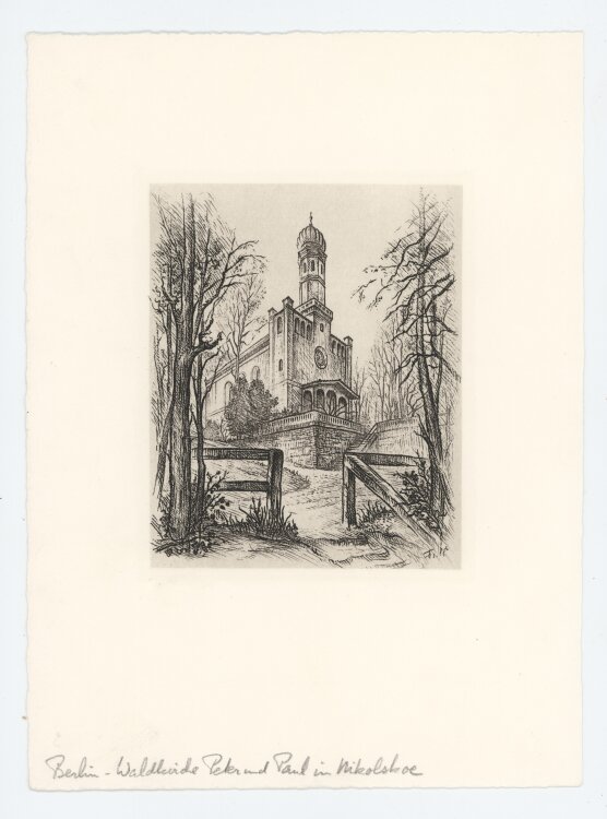 unbekannt - Waldkirche Peter und Paul in Nikolskoe. -...