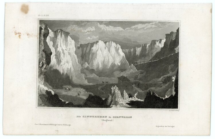unbekannt - Die Zinnengruben in Cornwallis. - o.J.,...