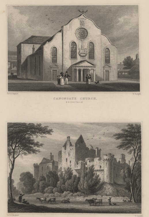 Thomas Hosmer Shepherd - Ansichten von Edinburgh. - 1831,...