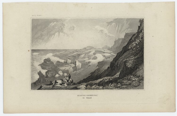 unbekannt - Giants Causeway in Irland. - o.J., Radierung