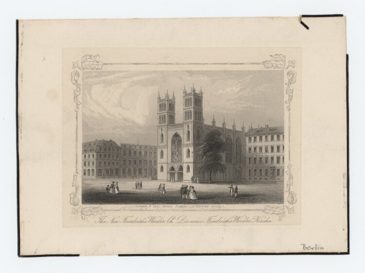Albert Henry Payne - Die neue Friedrichswerdersche Kirche. - o.J., Radierung