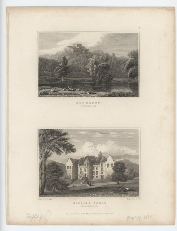 John Preston Neale - Ansichten aus Dumfrisshire. - 1831,...