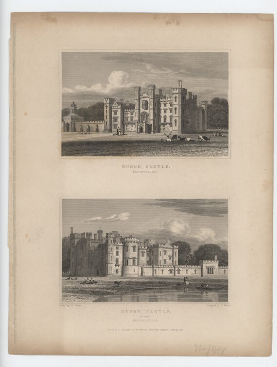 John Preston Neale - Ansichten aus Berwickshire. - 1831,...
