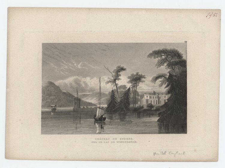 unbekannt - Château de Stores, sur le lac de...