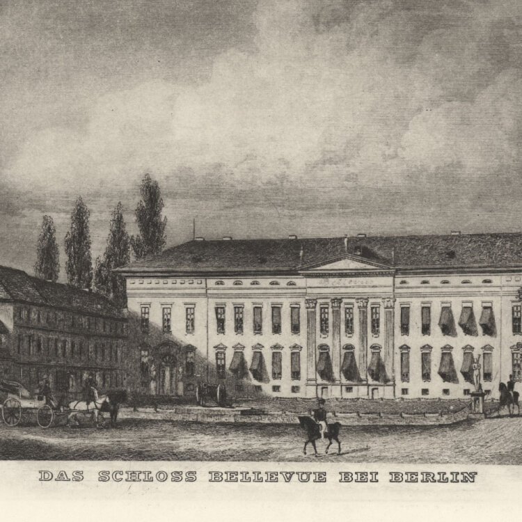 Wilhelm Loeillot - Das Schloss Bellevue bei Berlin. -...