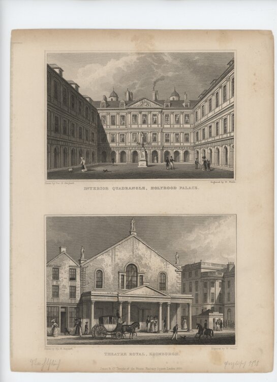 Thomas Hosmer Shepherd - Ansichten aus Edinburgh. - 1830,...
