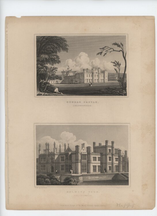 John Preston Neale - Ansichten aus Linlithgowshire. -...
