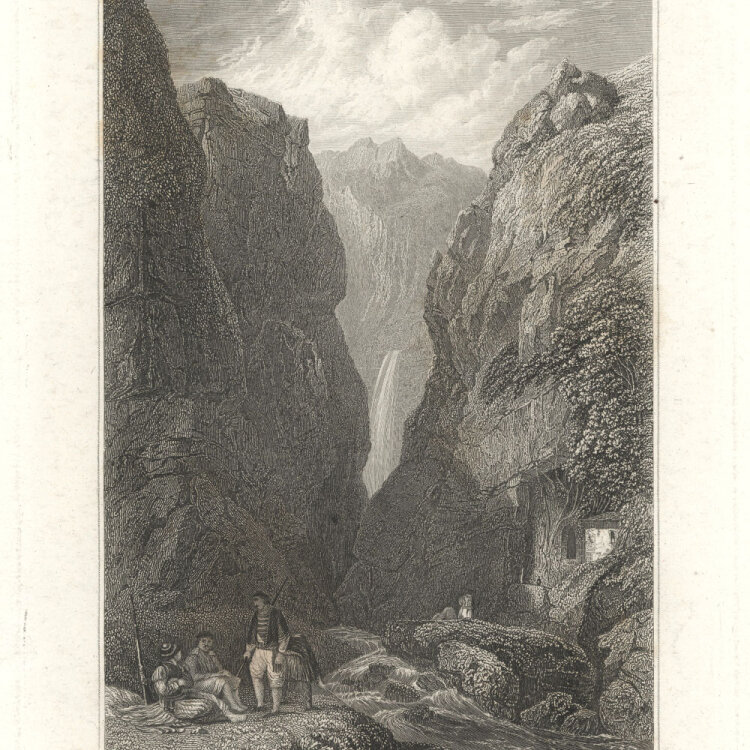 unbekannt - Delphi - o.J., Radierung