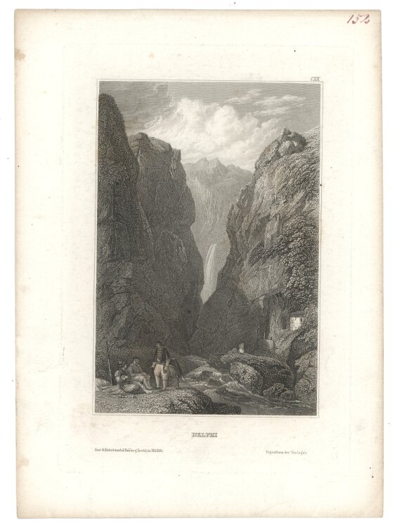 unbekannt - Delphi - o.J., Radierung