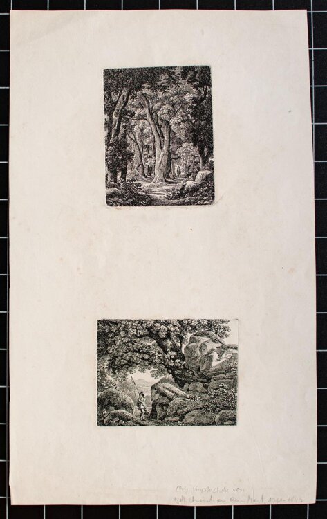 Johann Christian Reinhart - zwei Landschaften -...