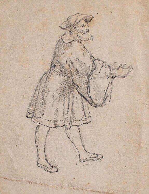 Adolf Friedrich Georg Wichmann - Mann im Kostüm -...