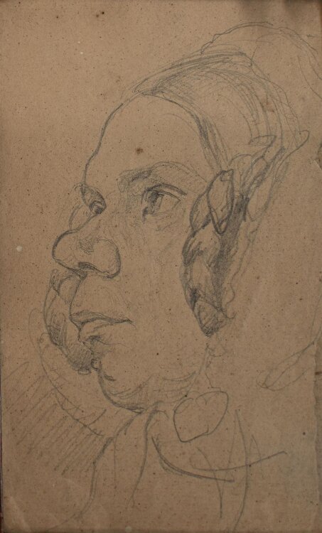 Adolf Friedrich Georg Wichmann - Porträt / Auguste Köhler - Bleistift - o. J.