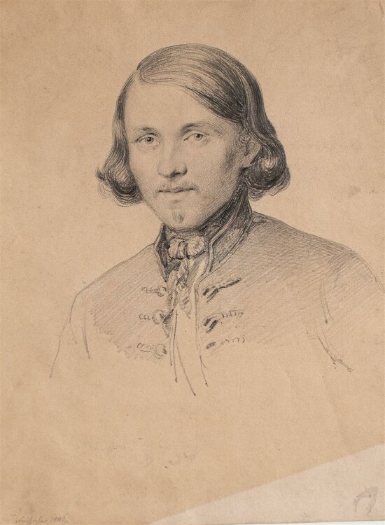 Friedrich August Schlegel -  Porträt eines Mannes -...