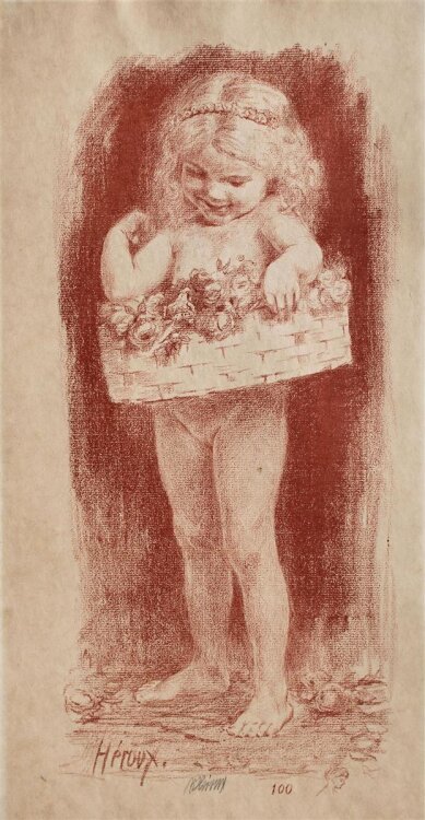 Bruno Héroux - Der Frosch - Lithographie - o. J.