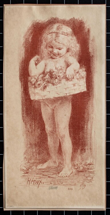 Bruno Héroux - Der Frosch - Lithographie - o. J.